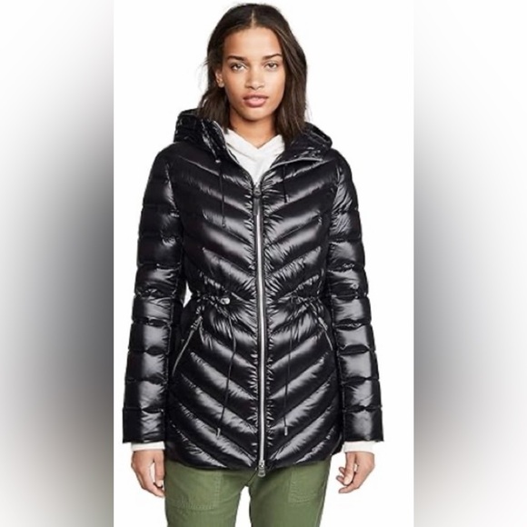 Mackage Jackets & Blazers - Mackage TARA Packable Black Puffer Jacket with Chevron Quilting